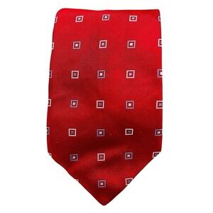 Brooks Brothers Necktie Pure Silk Square Pattern Business Career‎